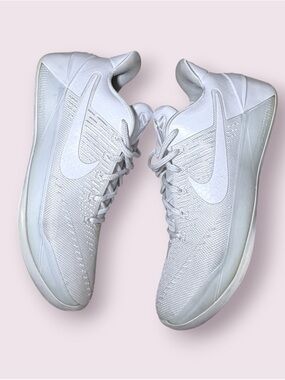 Nike iD Kobe AD Shoes Mens Size 10.5 White Snakeskin 921529-991